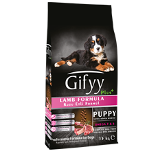 Giffy Premium (28/13) Kuzu Etli Yavru Köpek Maması 15 Kg.